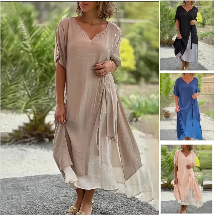 Aveline — Abito Maxi con Scollatura a V