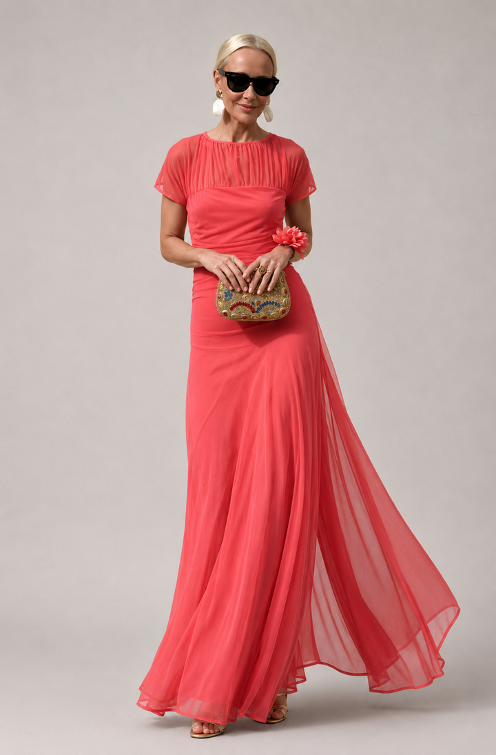 Lauren — Abito in Chiffon Setoso