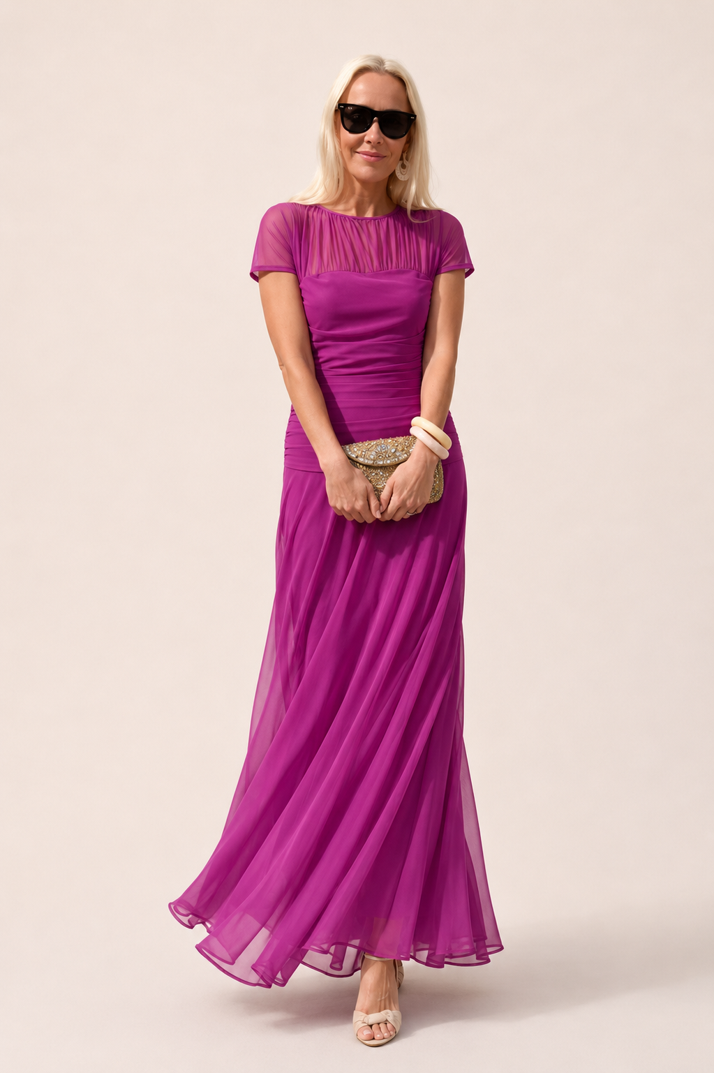Lauren — Abito in Chiffon Setoso