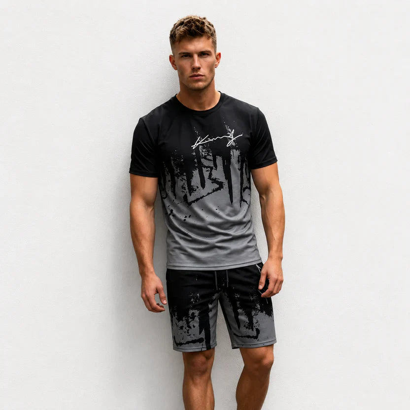 Rovale — Set Estivo da Uomo con T-Shirt Grafica e Pantaloni Corti