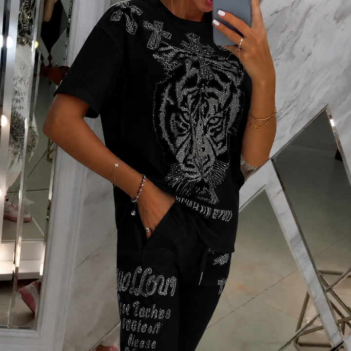 Stampa — Set Casual Due Pezzi con Coulisse