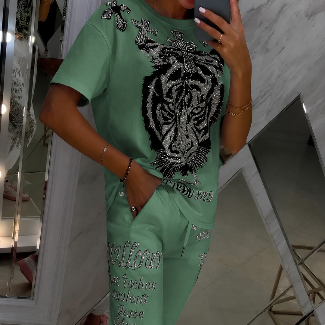 Stampa — Set Casual Due Pezzi con Coulisse