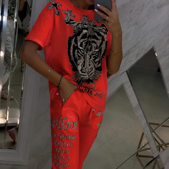 Stampa — Set Casual Due Pezzi con Coulisse