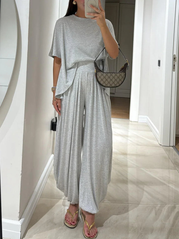 Solvane — Set Top e Pantaloni a Gamba Larga