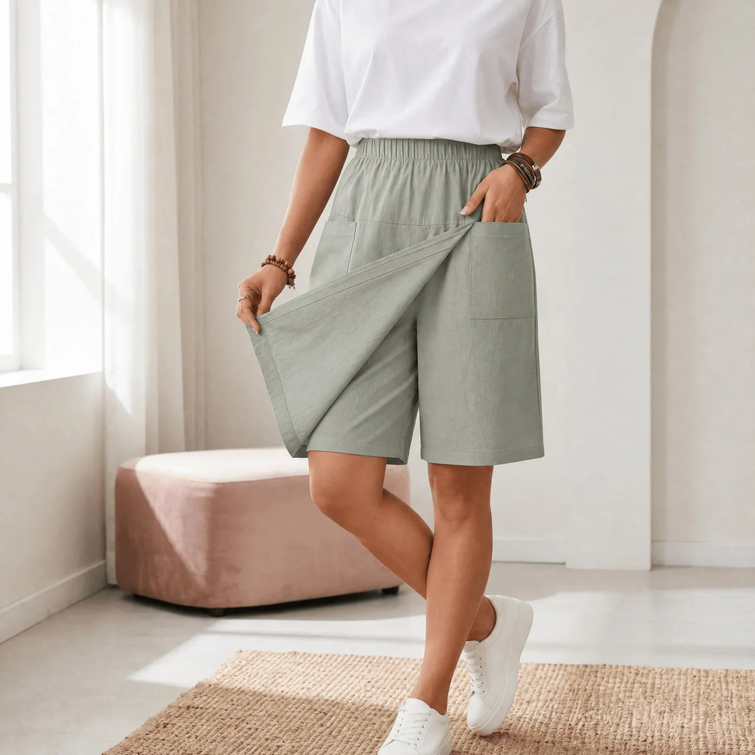 Skortée — Skort avvolgente con vita elastica