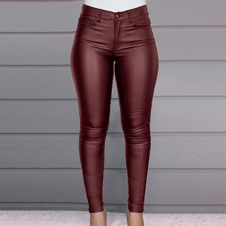 Adriane — Pantaloni Skinny Slim Fit a Vita Alta
