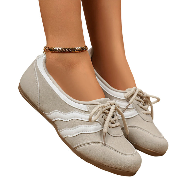 Aurélia — Sneakers Lace-Up Retro Wave