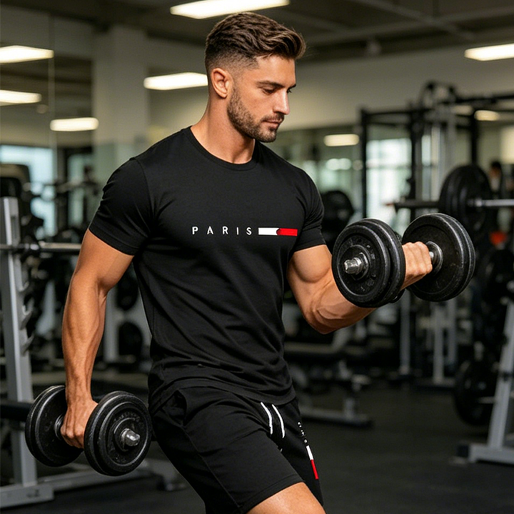 Luxven — Set coordinato di T-shirt e pantaloni corti